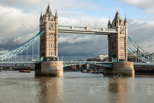 Preview: 04/01/2023, London, View of Tower Bridge Over the River Thames