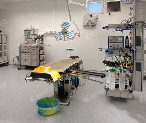 Preview: Modern well equipped operating theatre in a new hospital.