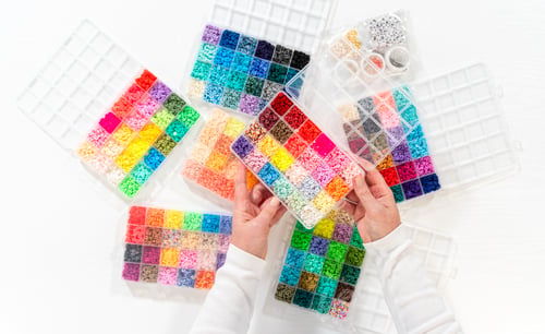 Preview: Colorful Clay Beads Set for Creative Kids' Bracelet Making
