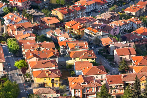 Preview: Modern San Marino Suburban districts view from above