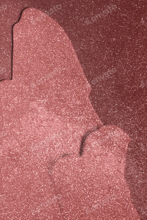 Preview: Glittery thick pink acrylic paint fluid
