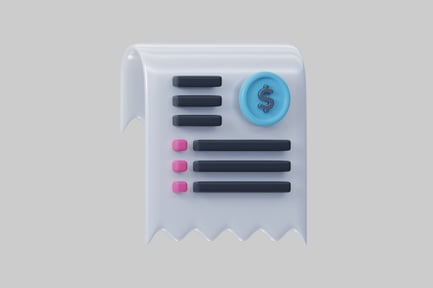 Preview: Detailed Receipt with Dollar Icon