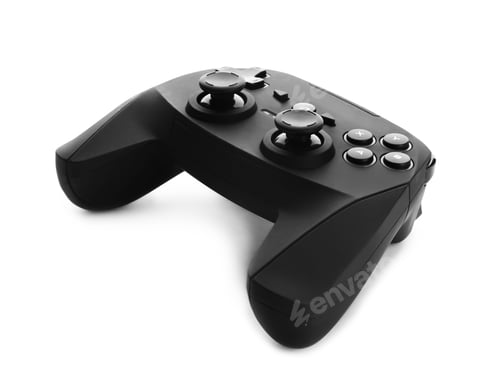 Preview: Modern video game controller isolated on white