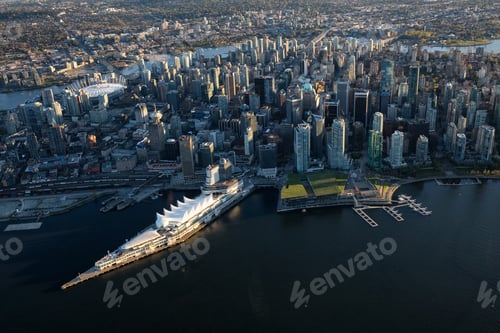 Preview: Aerial View of Vancouver Downtown, British Columbia, Canada