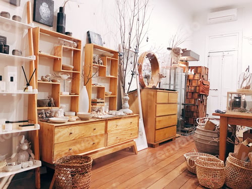 Preview: Rustic natural style shop