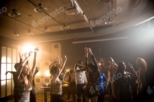 Preview: Young People Dancing in Club