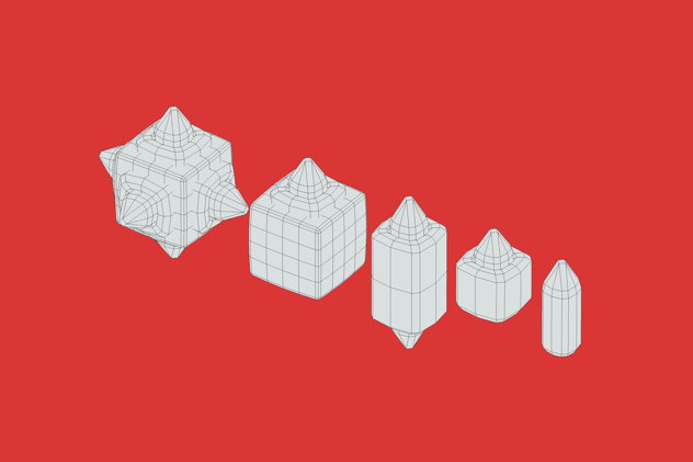 Metal Spike Block Set - Cube World 3D, Incl. spike & obstacle - Envato