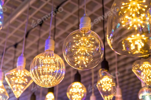 Preview: Decorative Edison Style Led Light Bulb Hang From Ceiling