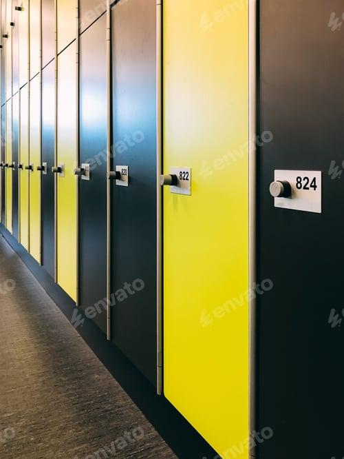 Preview: Gym changing room lockers