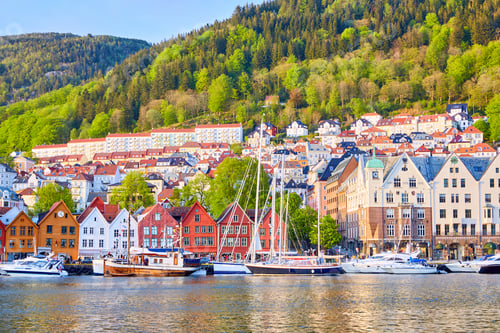 Preview: Bryggen embankment in Bergen