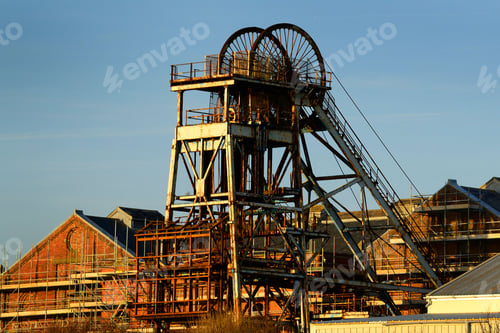 Preview: Closeup shot of colliery in Whitehaven