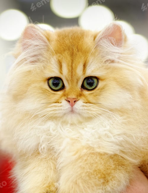 Preview: Very young red fluffy cat