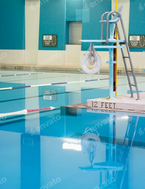 Preview: Lifeguard Stand and Pool