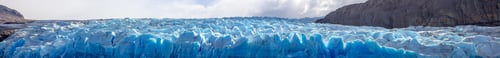 Preview: Panoramic view of Glacier and lake Grey, Torres del Paine national park, Patagonia, Chile.