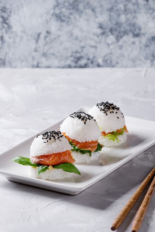 Preview: Rice sushi burgers