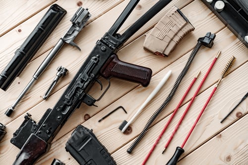 Preview: Gunsmith's working table for gun cleaning and maintaining