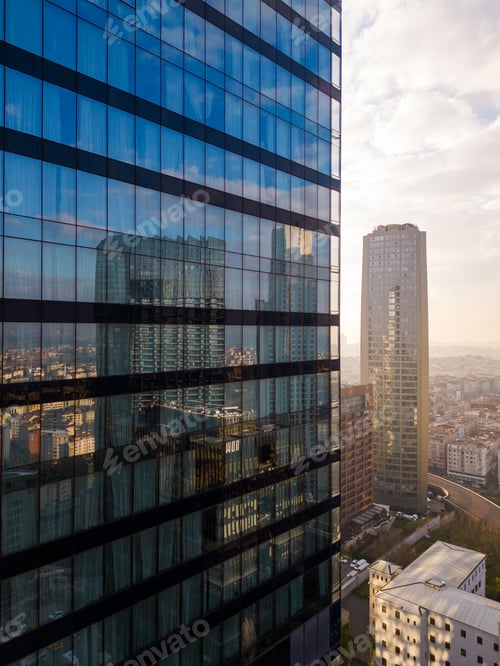 Preview: Istanbul's glass and concrete skyscrapers, home to offices, hotels, and residential complexes