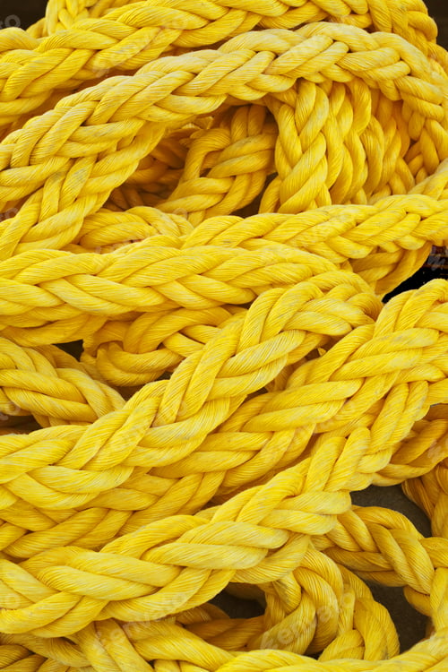 Preview: Yellow rope. Strong and colorful rope.