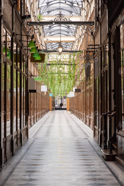 Preview: Parisienne empty passage way