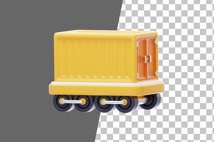 Preview: Wagon 3D Icon
