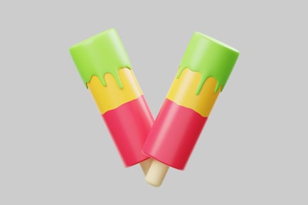 Preview: Triple layer popsicle treat