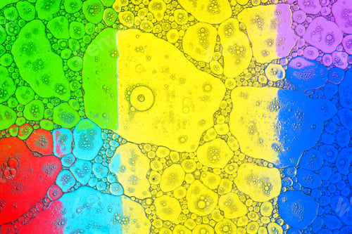 Preview: Colorful Abstract Oil and Water Liquid Design