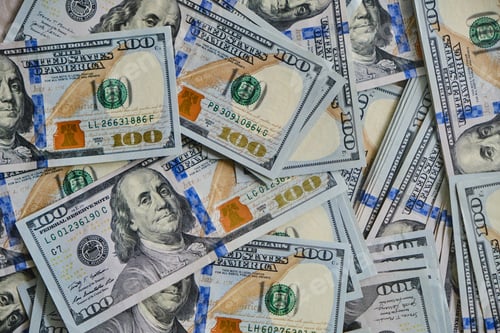 Preview: Pile of United States One Hundred Dollar Bills