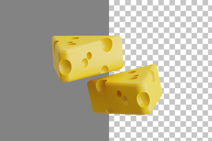 Vista previa: Icono Cheese 3D