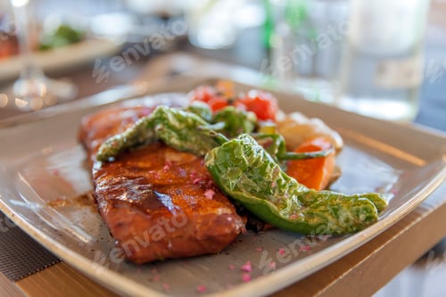 Preview: Delicious plate with pork ribs