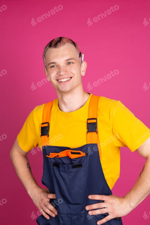 Preview: European handsome young man