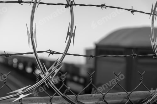 Preview: Razor wire fence