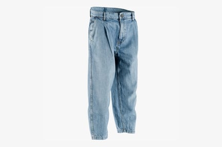 Preview: Relaxed Fit Light Wash Denim Jeans