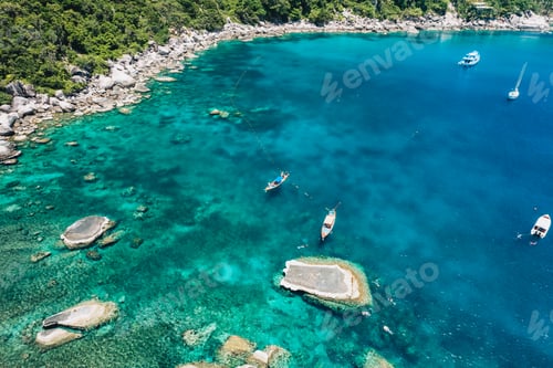 Preview: Beach and sea at Koh Tao, Thailand