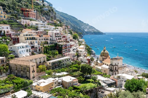 Preview: Street scape of Positano, Italy