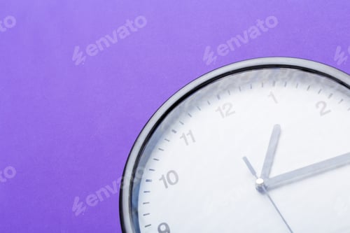 Preview: Wall Clock on color background