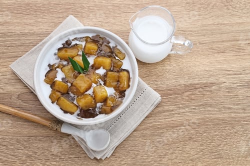 Preview: Bubur Ubi or Jenang Telo, Indonesian dessert
