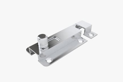 Preview: Metal Door Latch Bolt Lock with Cylindrical Knob