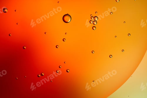 Preview: abstract orange and red color background from mixed water and oil