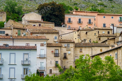 Preview: Calascio, medieval village in the Gran Sasso Natural Park, Abruzzi