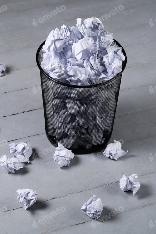 Vorschau: Zerknittertes Papier