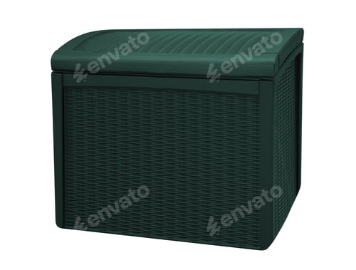 Preview: Empty crate, isolated on white.
