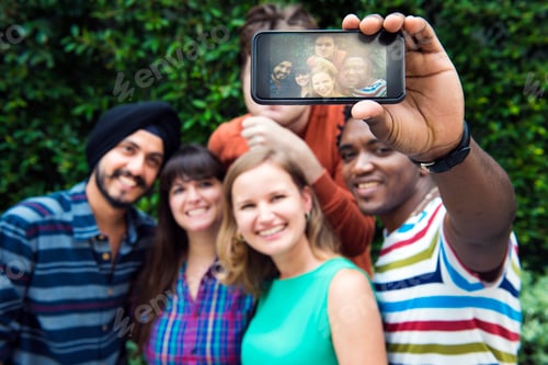 Preview: Groupie Together Teamwork Connection College Concept