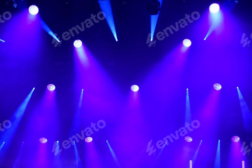Preview: Stage lights at concert