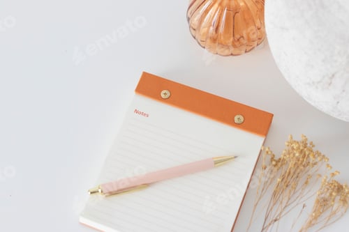 Preview: Woman business notebook