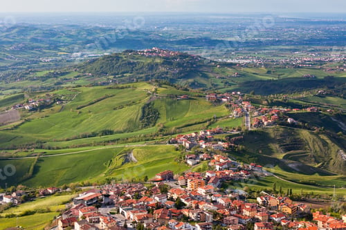 Preview: Modern San Marino Suburban districts view from above