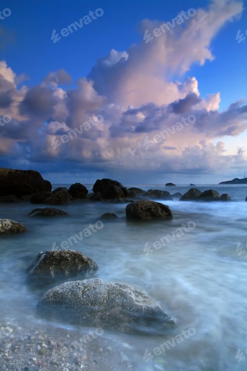 Preview: Calm sea at sunset