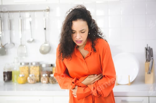 Preview: unhappy woman person are sick with depression, alone and sad female at home