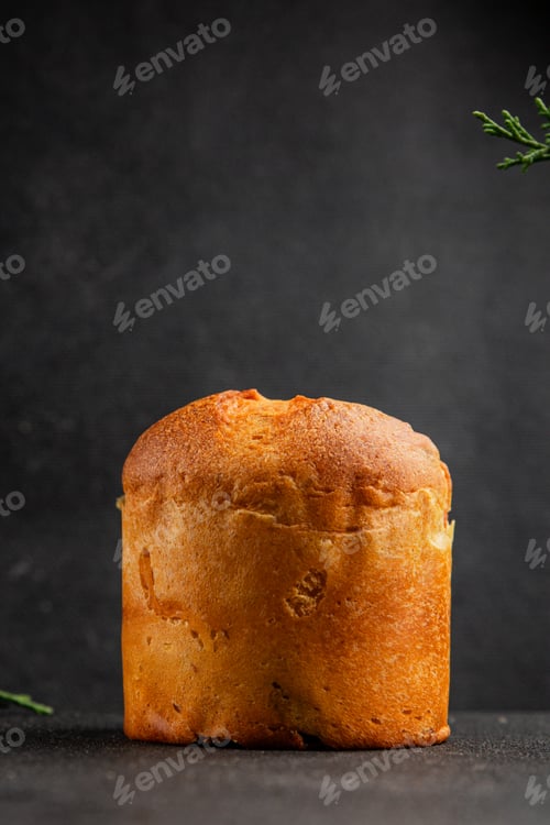 Preview: Panettone small sweet pastries Christmas traditional dessert Easter cake tasty snack food