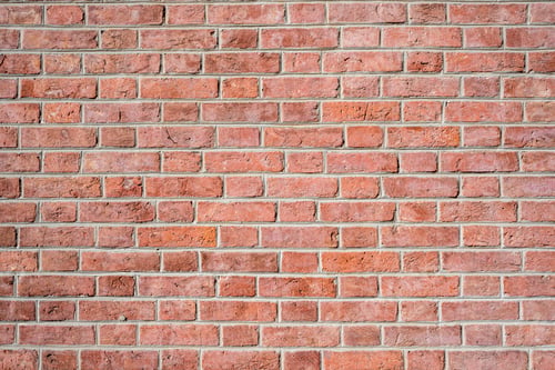 Preview: Wall made of clean red bricks