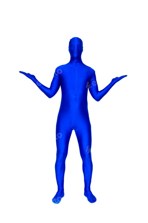Preview: Mysterious blue man in blue costume
